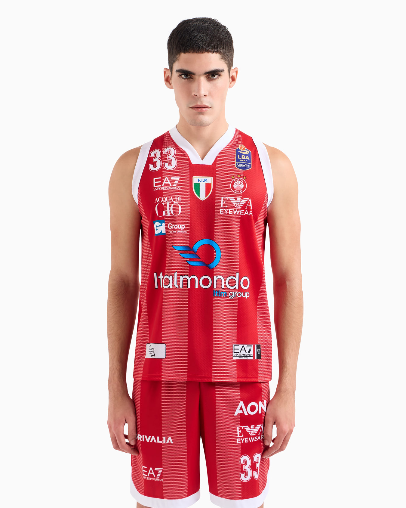 Olimpia Milano Canotta replica Campionato 23/24 Slide 1