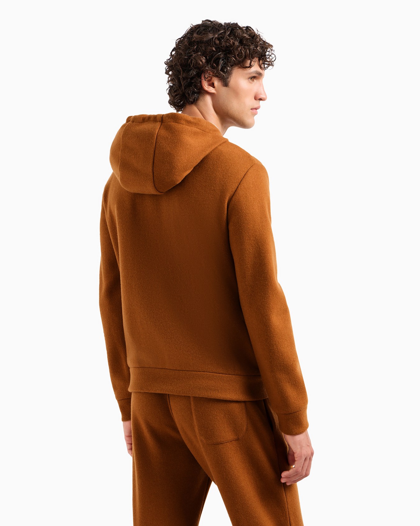 Sweat-shirt à capuche Giorgio Armani Vicuña en cachemire et vigogne Diapositive 2