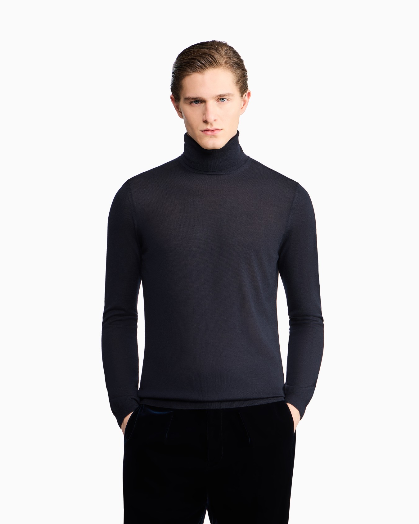 Col roulé en cachemire Diapositive 4