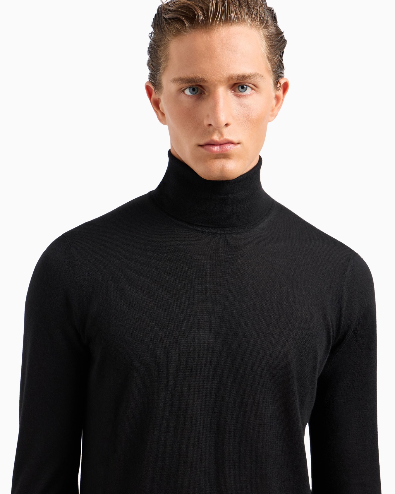 Jersey de cachemir con cuello chimenea Diapositiva 4