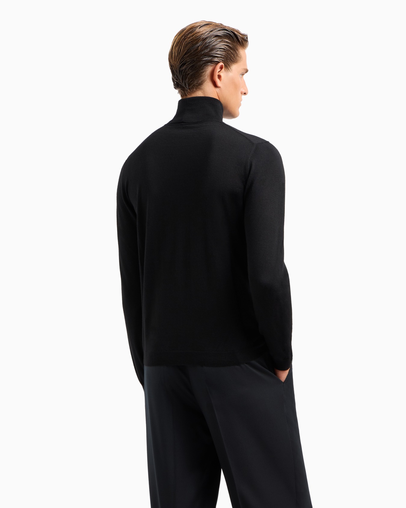 Jersey de cachemir con cuello chimenea Diapositiva 2
