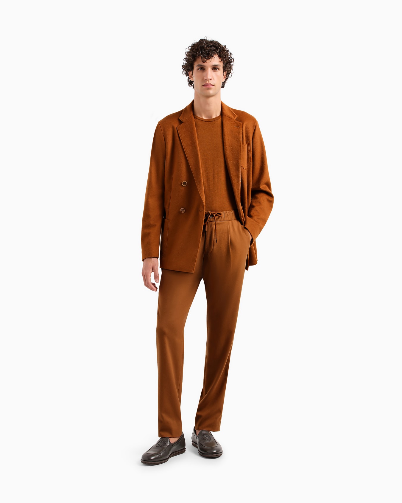 Giorgio Armani Vicuña Maglia girocollo in vicuña Slide 1