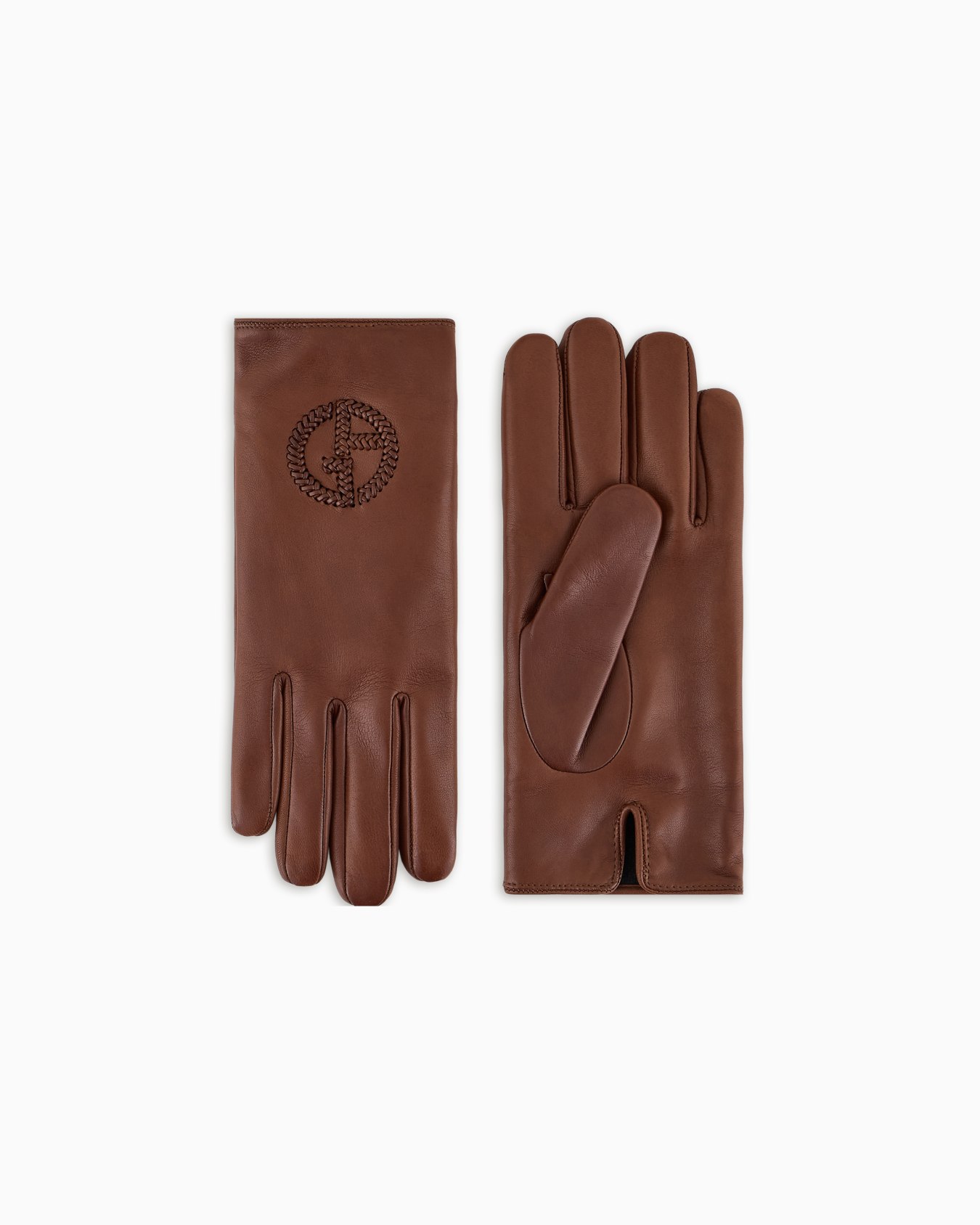 Guantes de napa con logotipo bordado Diapositiva 0