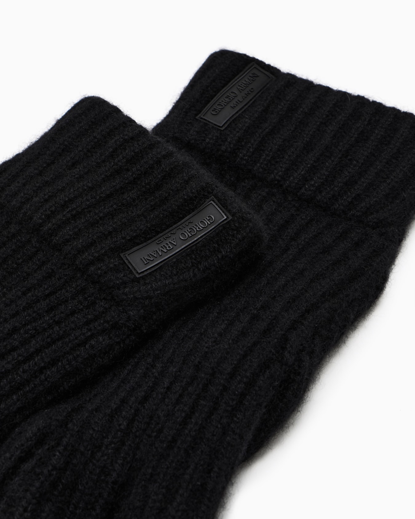 Guantes en punto de cachemir puro Diapositiva 1