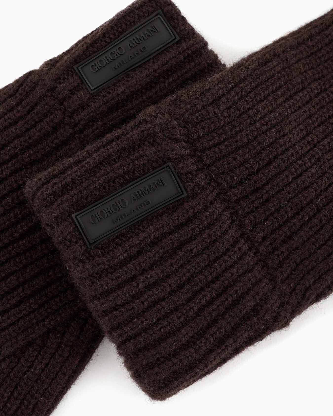 Guanti in maglia di puro cashmere Slide 1