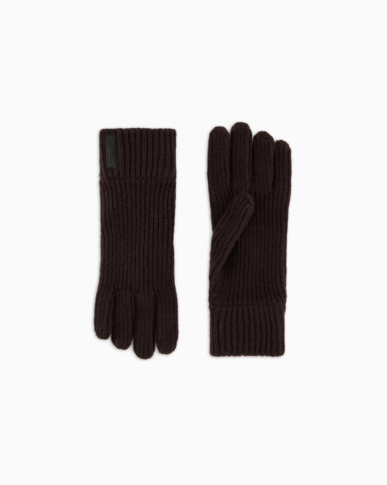 Guanti in maglia di puro cashmere Slide 0