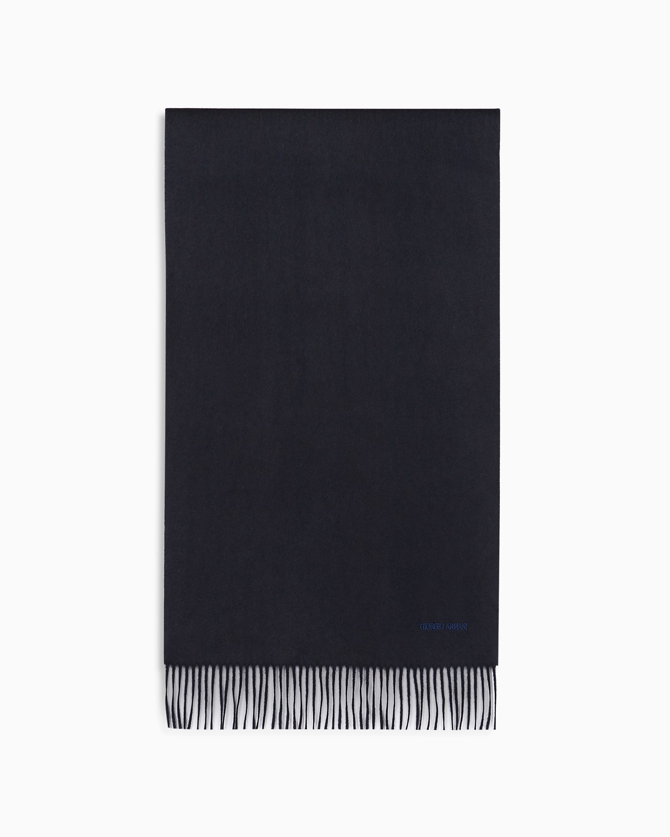 Cashmere stole with fringing Slide 0