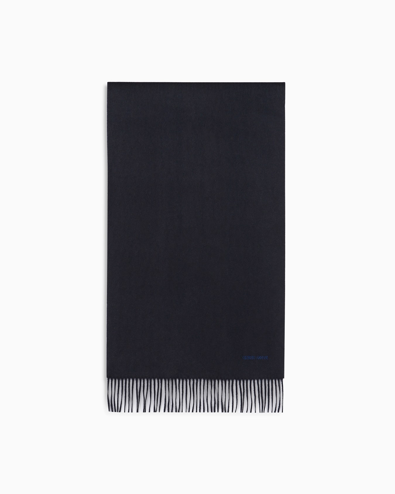 Cashmere stole with fringing Slide 0