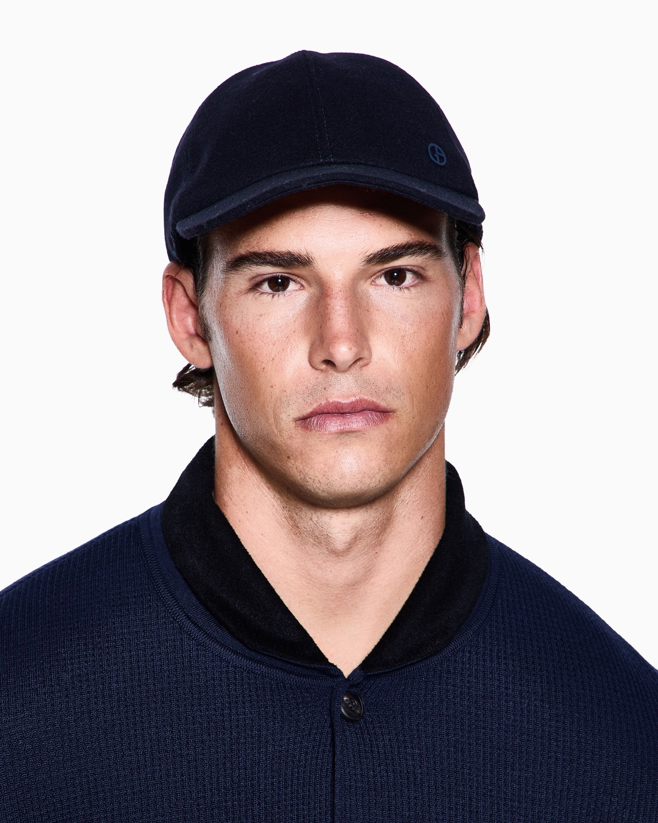 Virgin wool and cashmere baseball cap Slide 2