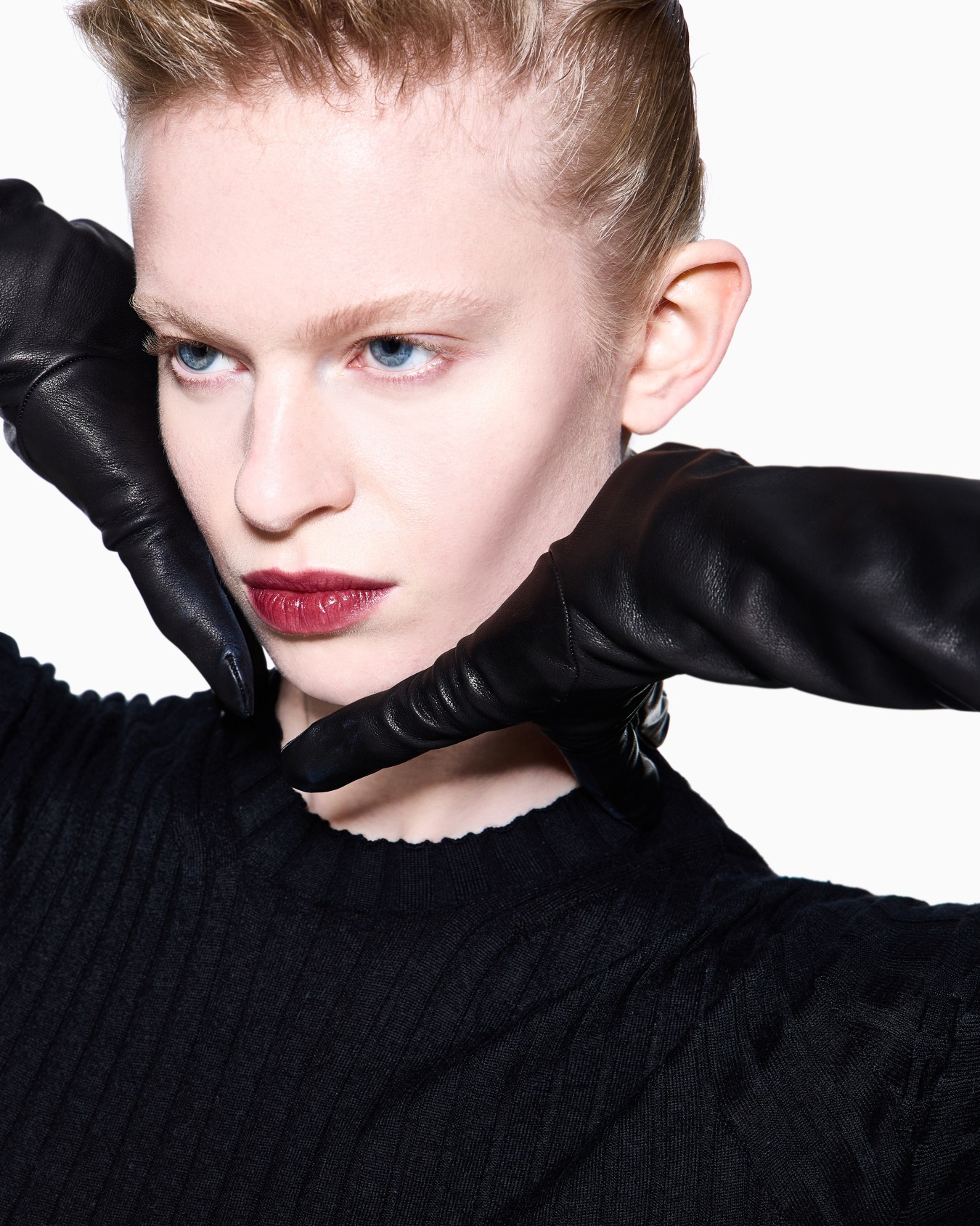 Guantes largos de napa Diapositiva 3