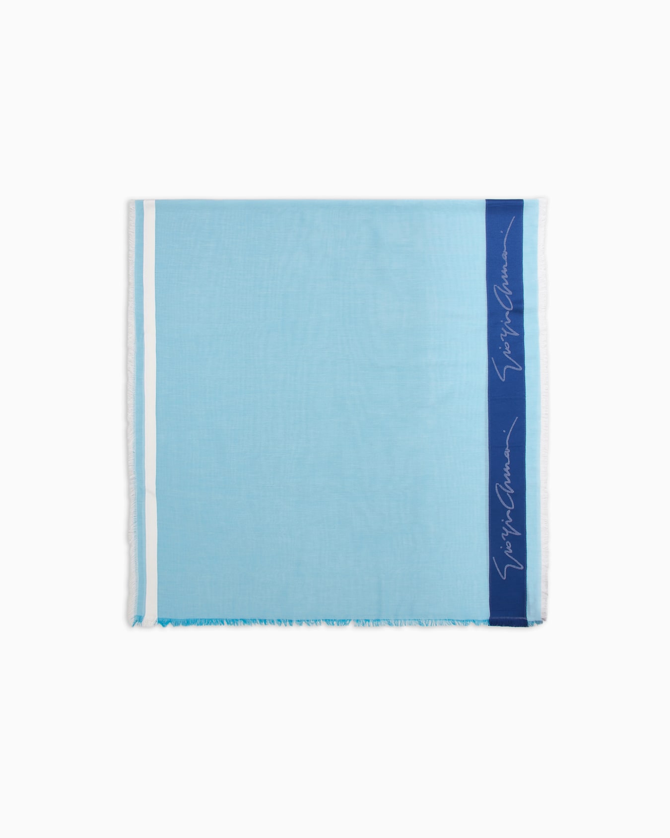 Pareo in seta e cotone jacquard Slide 0