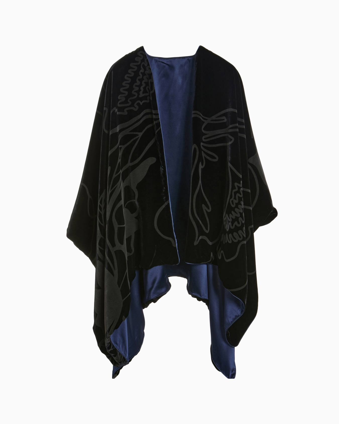 Devoré velvet cape Slide 0