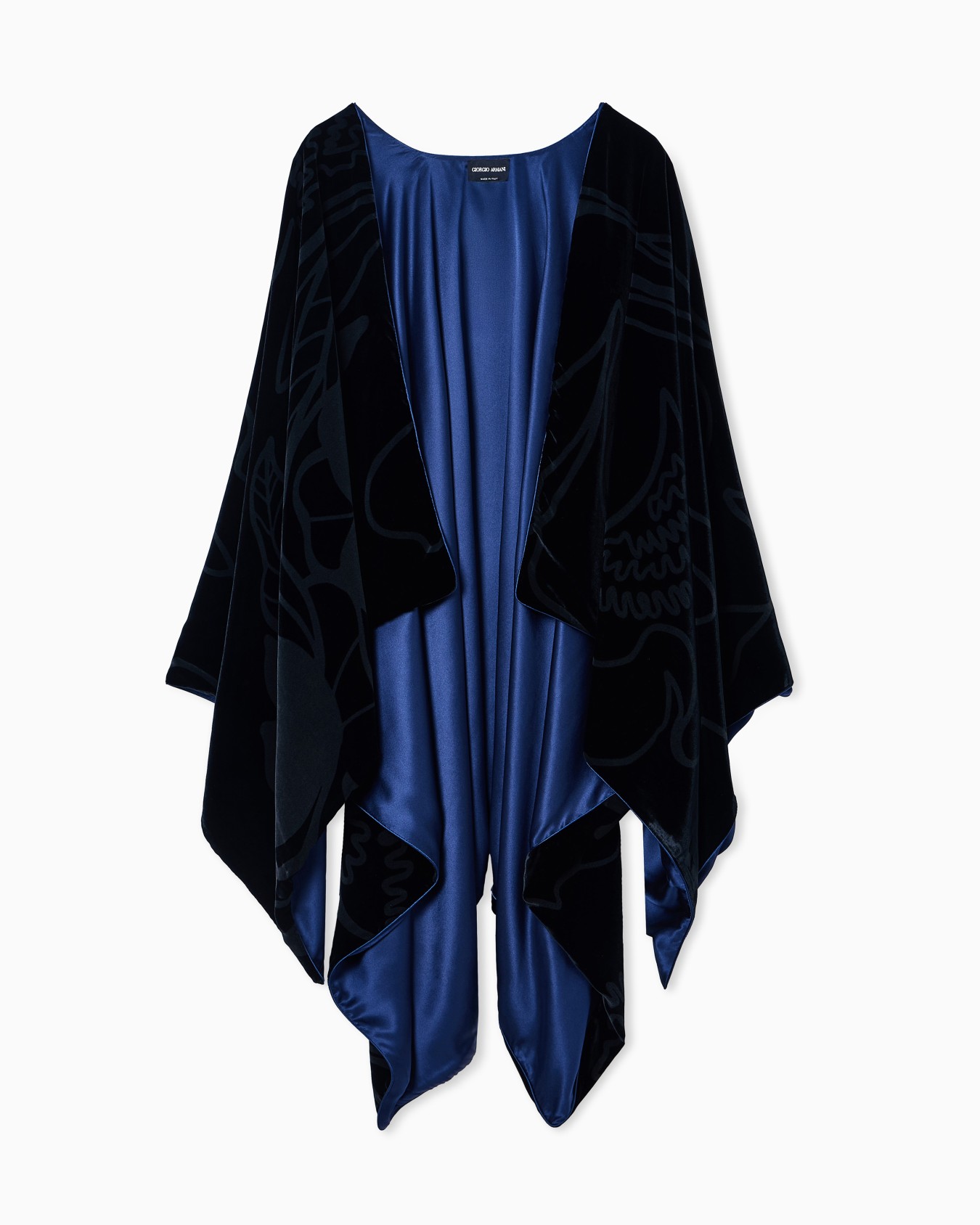 Devoré velvet cape Slide 0