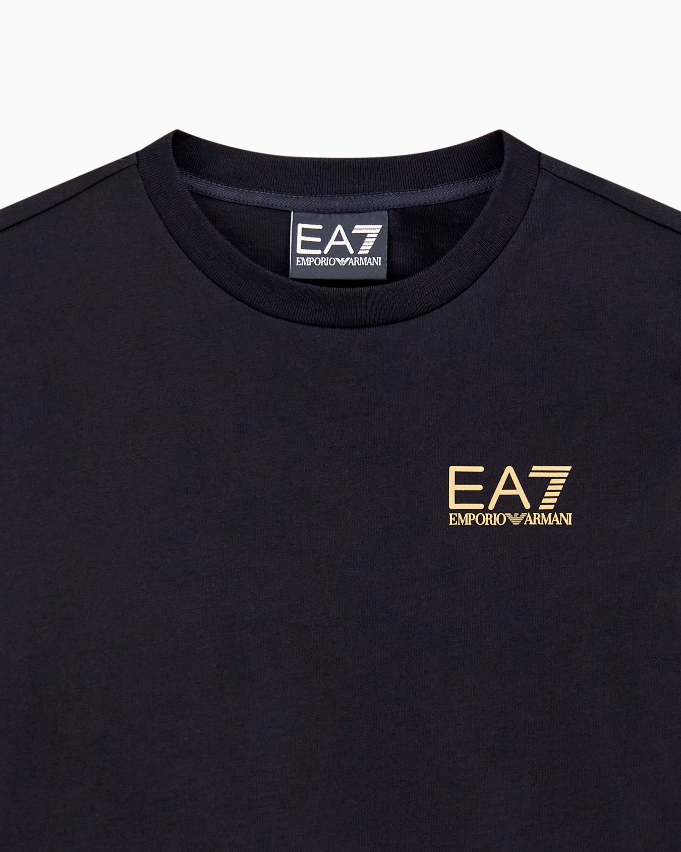 Camiseta de cuello redondo Core Identity Boy de algodón Diapositiva 1