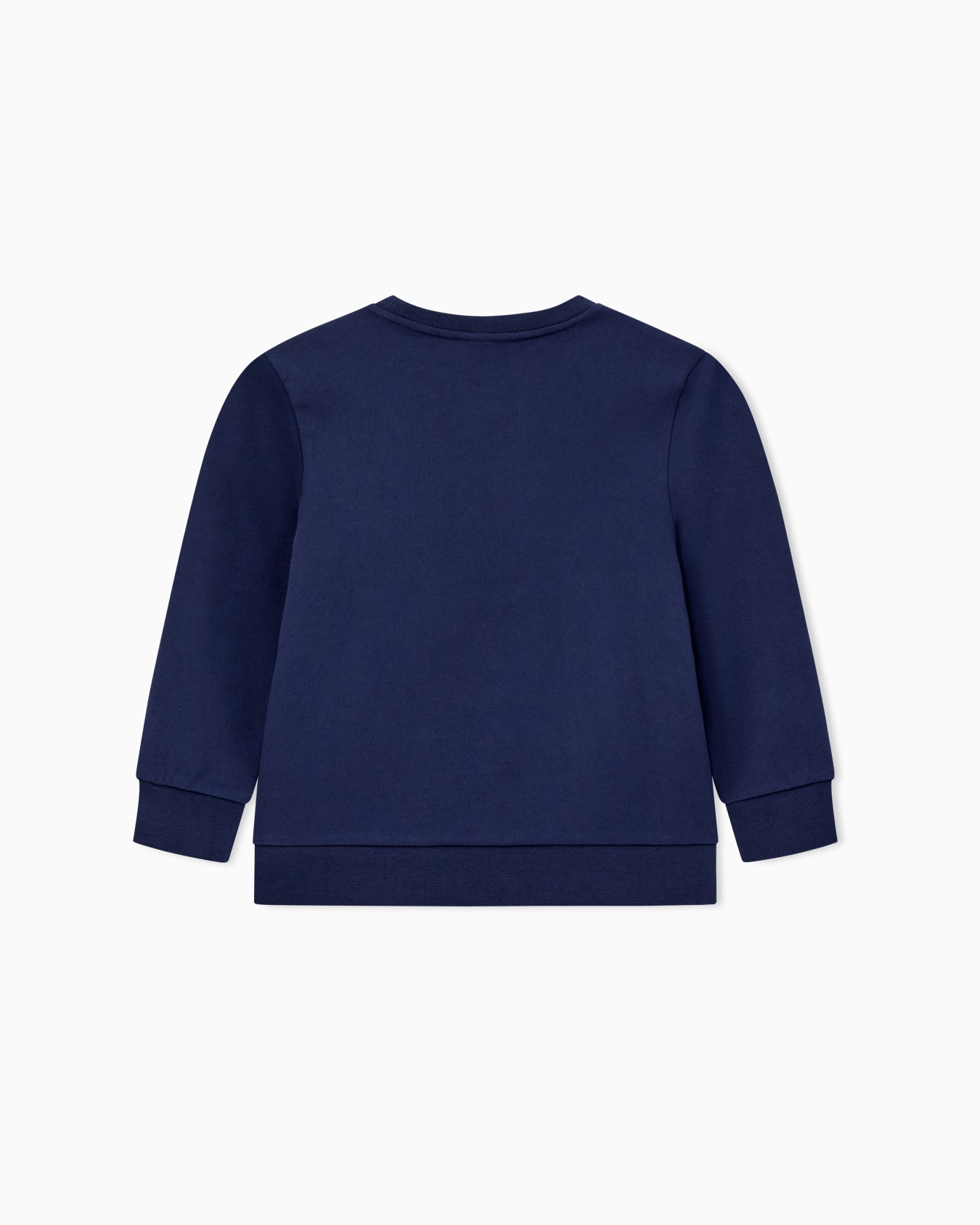 Sudadera de cuello redondo de algodón Core Identity Boy Diapositiva 2