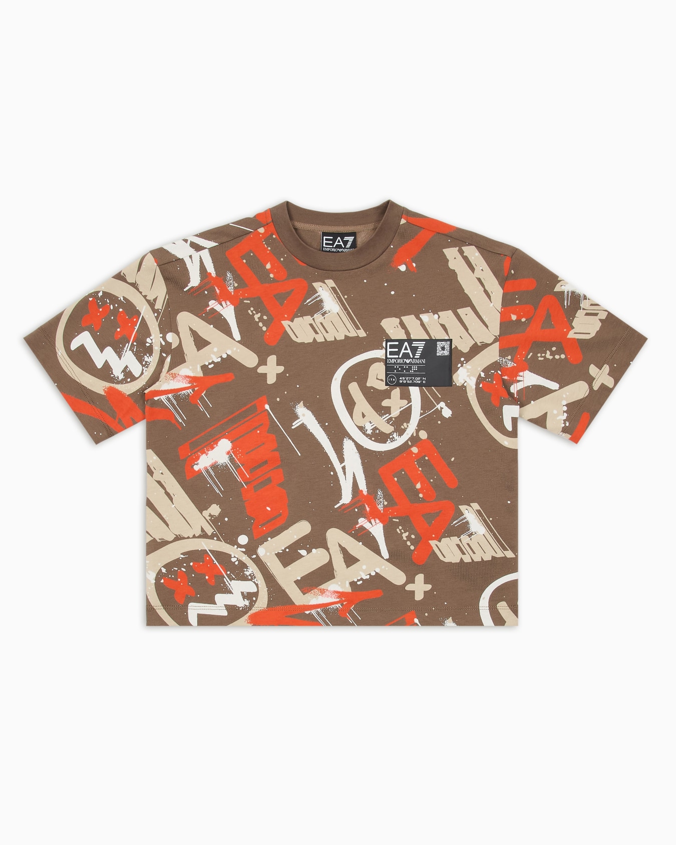 Graphic Series Boy cotton jersey T-shirt Slide 0