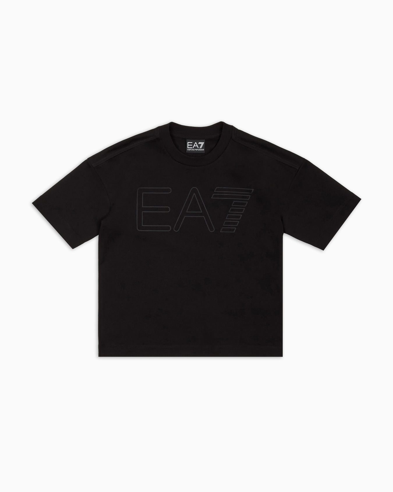 T-shirt girocollo Logo Series Boy in cotone Slide 0