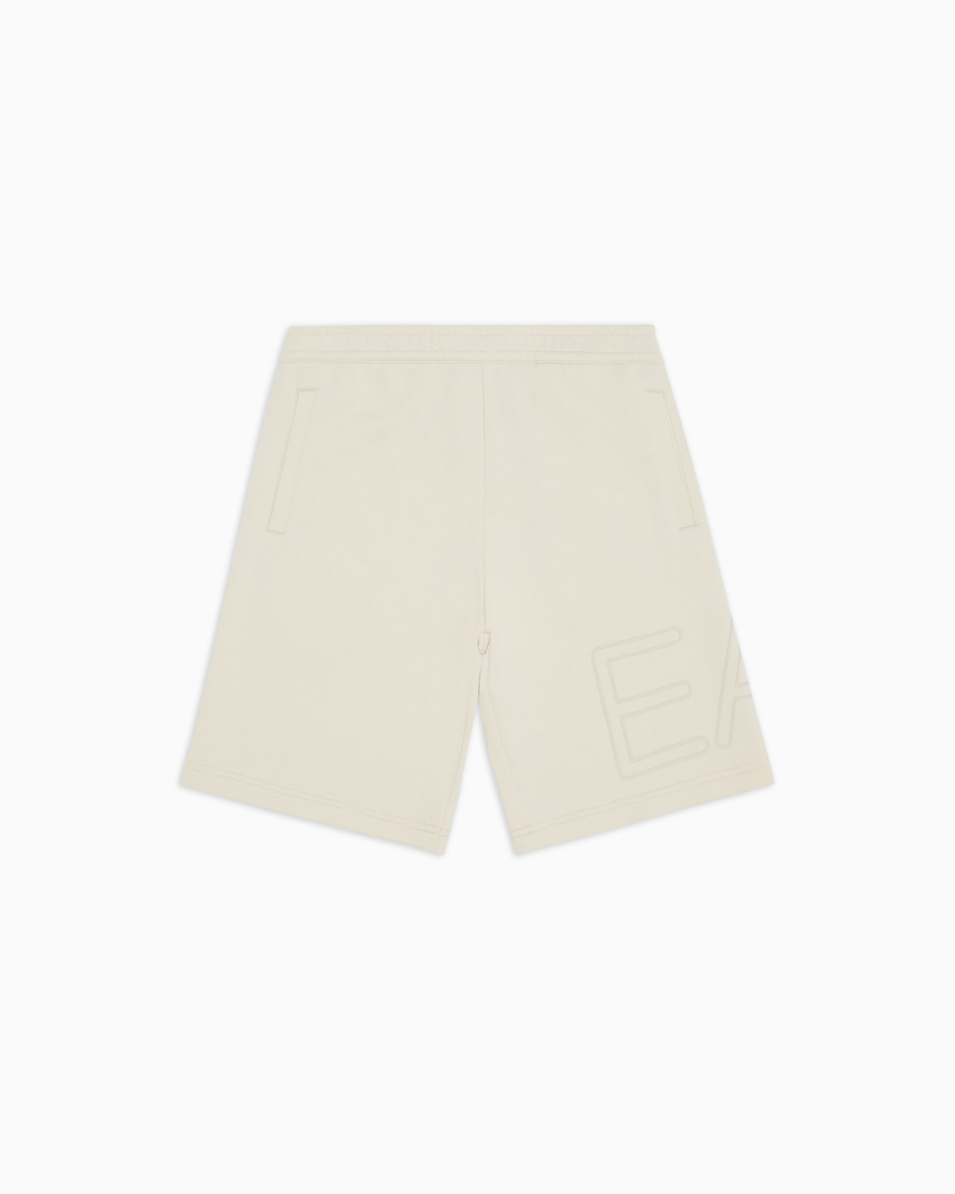Logo Series Boy cotton Bermuda shorts  Slide 0