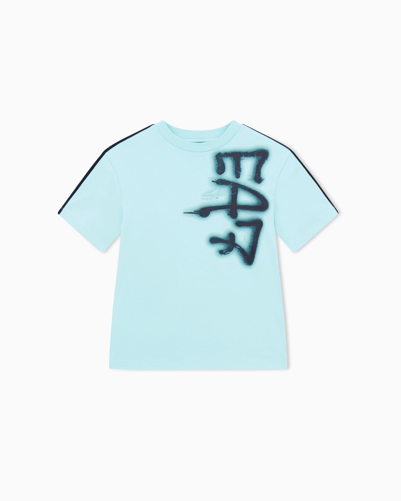 <オンライン限定>Logo Series ボーイズ クルーネックTシャツ ピュアコットン グラフィティプリント スライドする 0