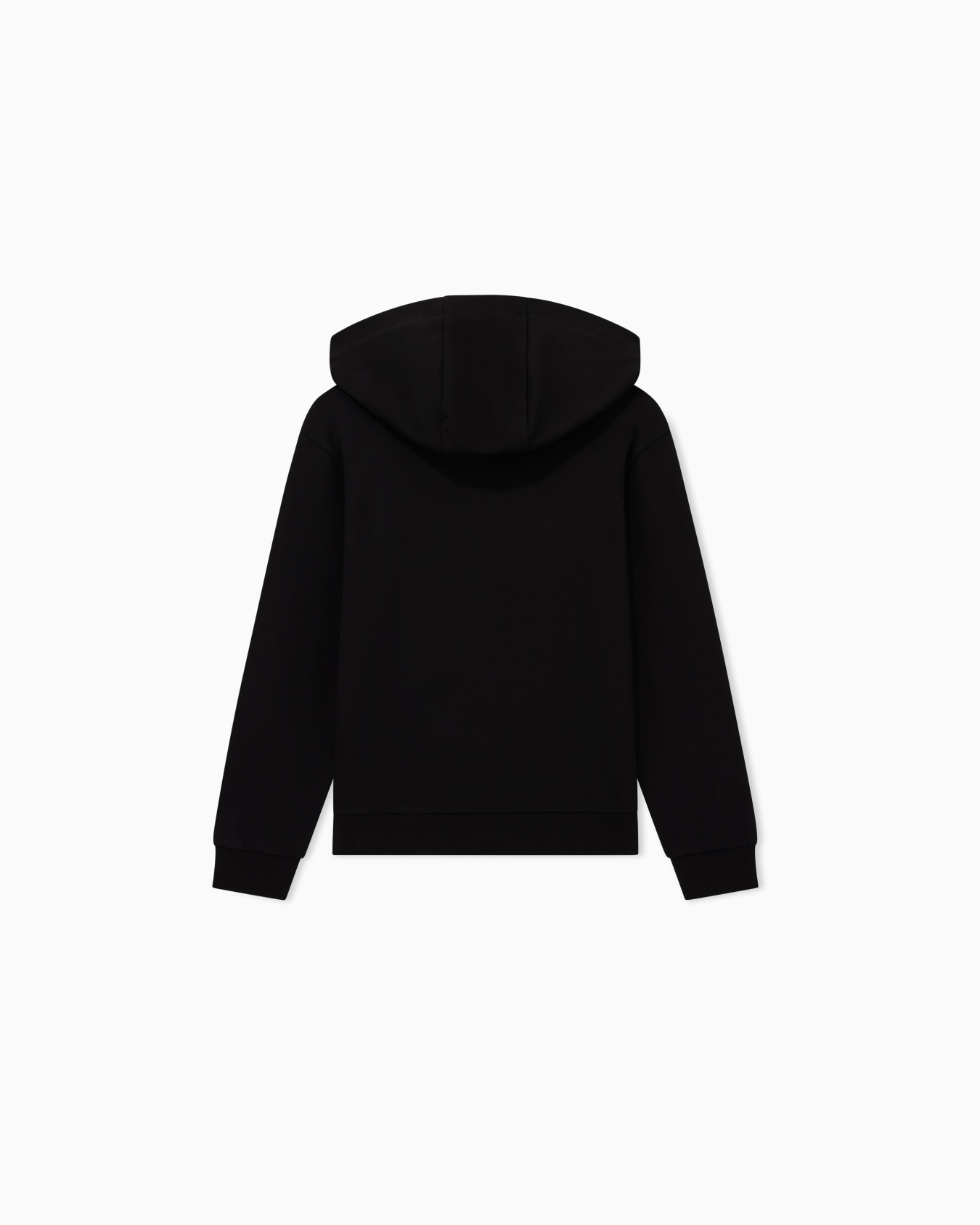 Logo Series Boy cotton-blend hooded zip-up sweatshirt Slide 2