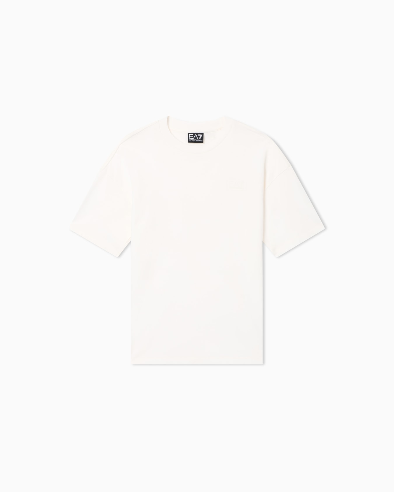 Basic cotton jersey T-shirt スライドする 0