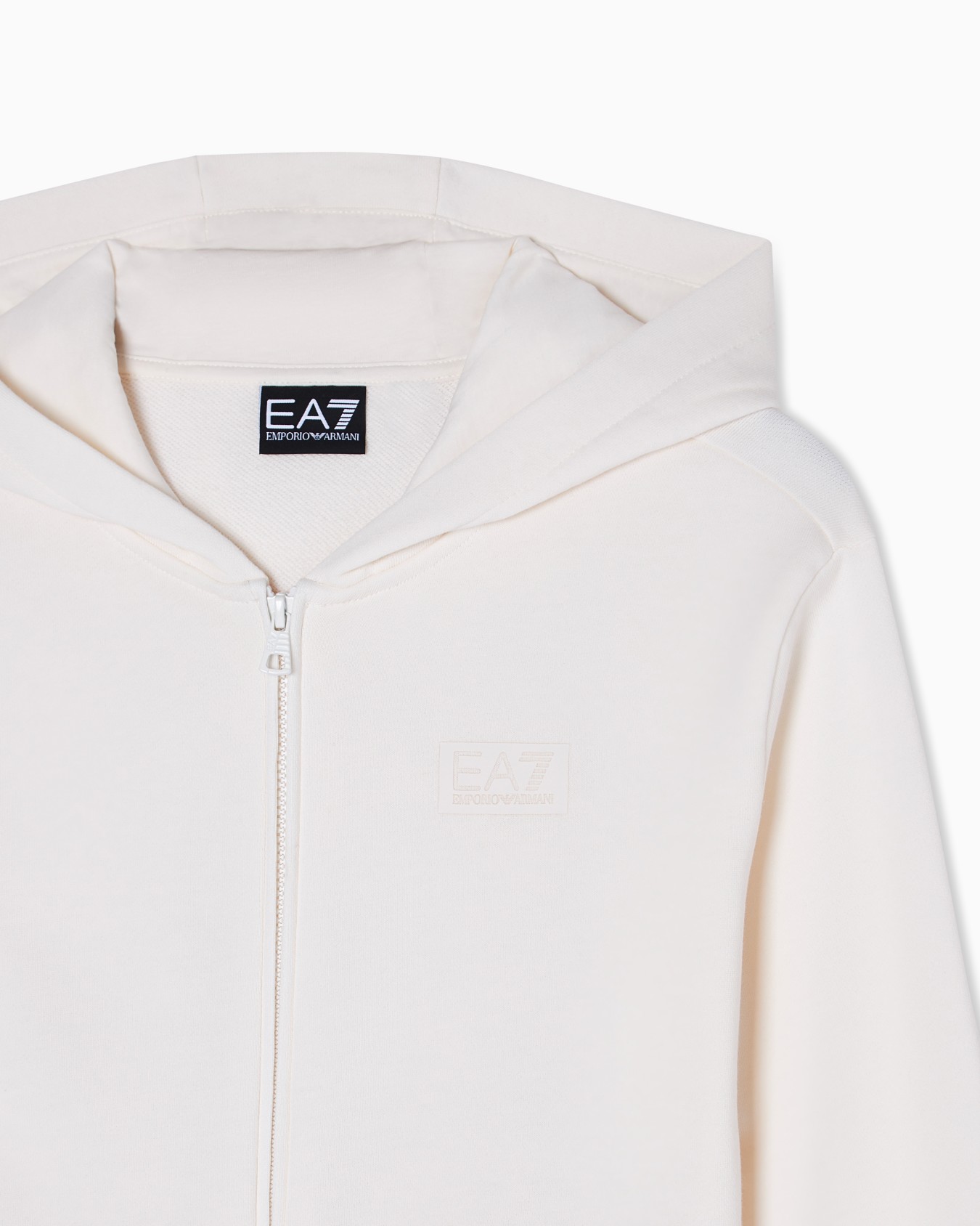 Logo Series ボーイズ フード付きスウェットシャツ コットン混紡 スライドする 1