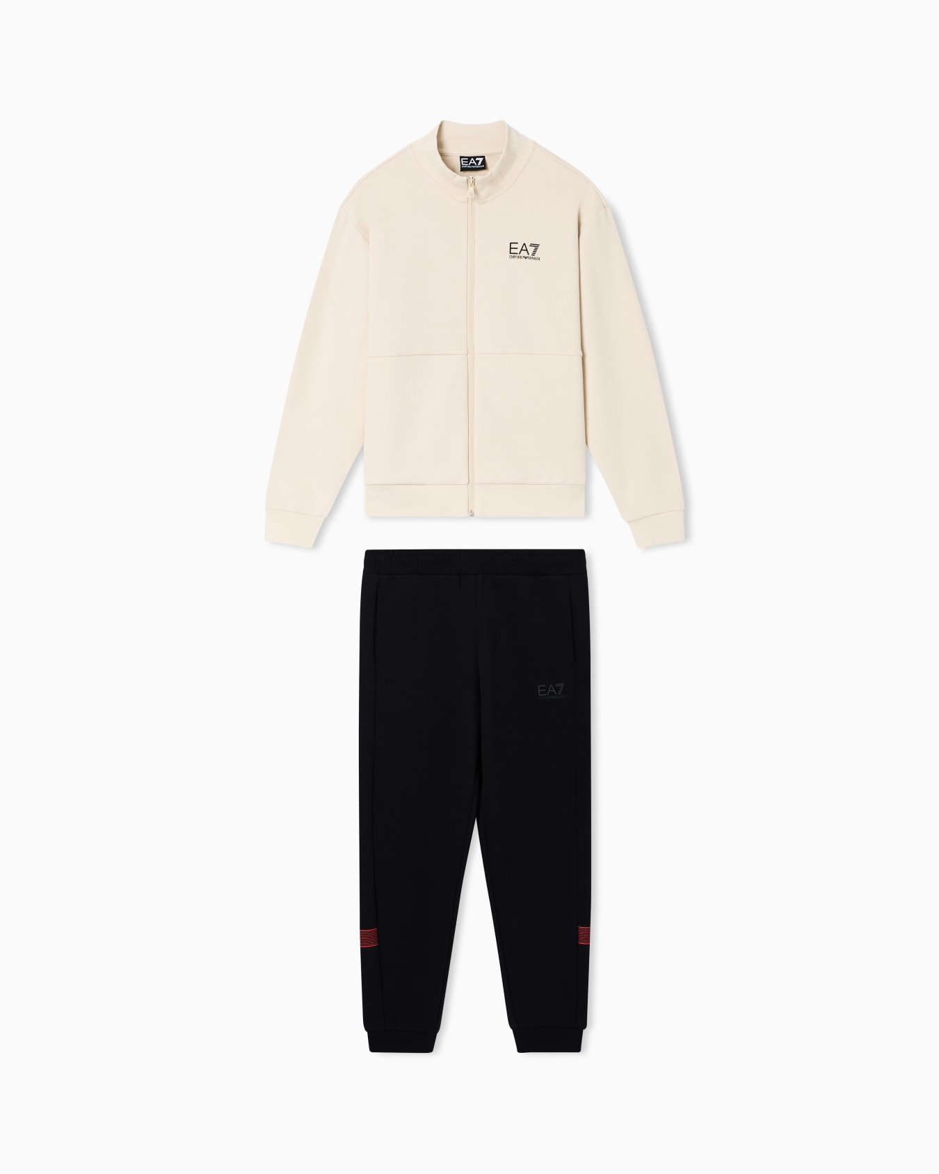 Logo Series Boy cotton-blend tracksuit Slide 0