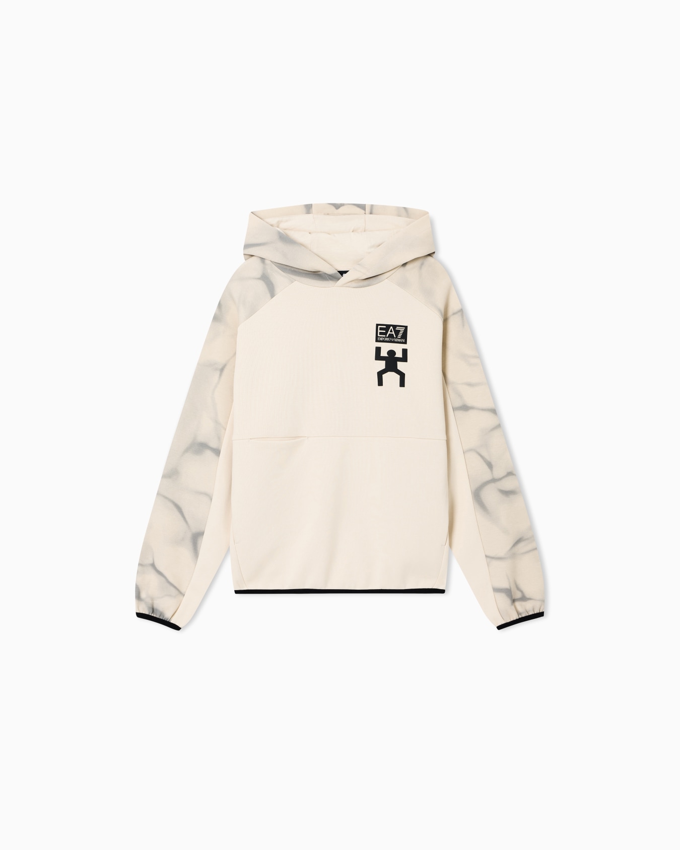 Felpa con cappuccio Graphic Series Boy in misto cotone Slide 0