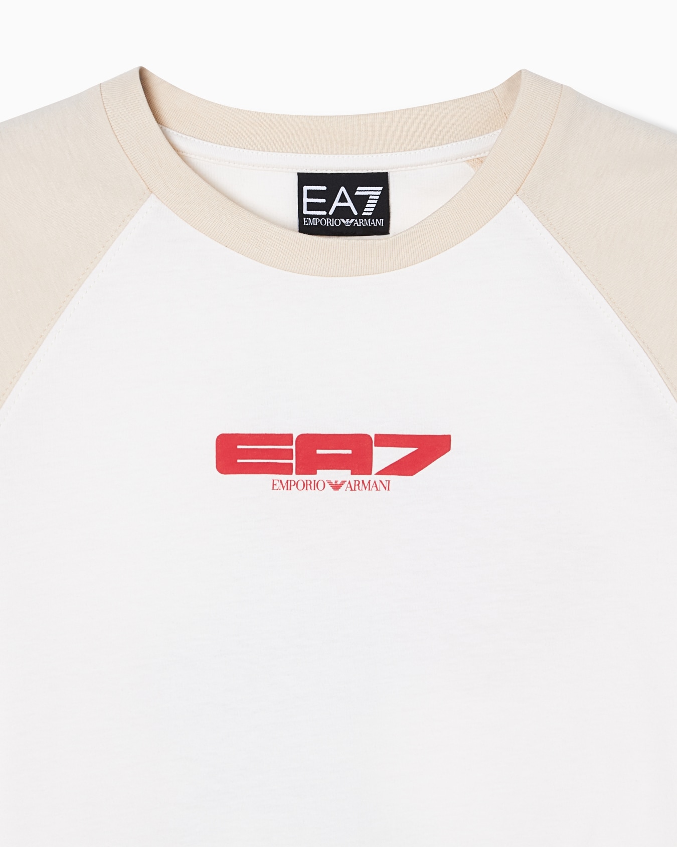 Cotton jersey T-shirt with logo スライドする 1