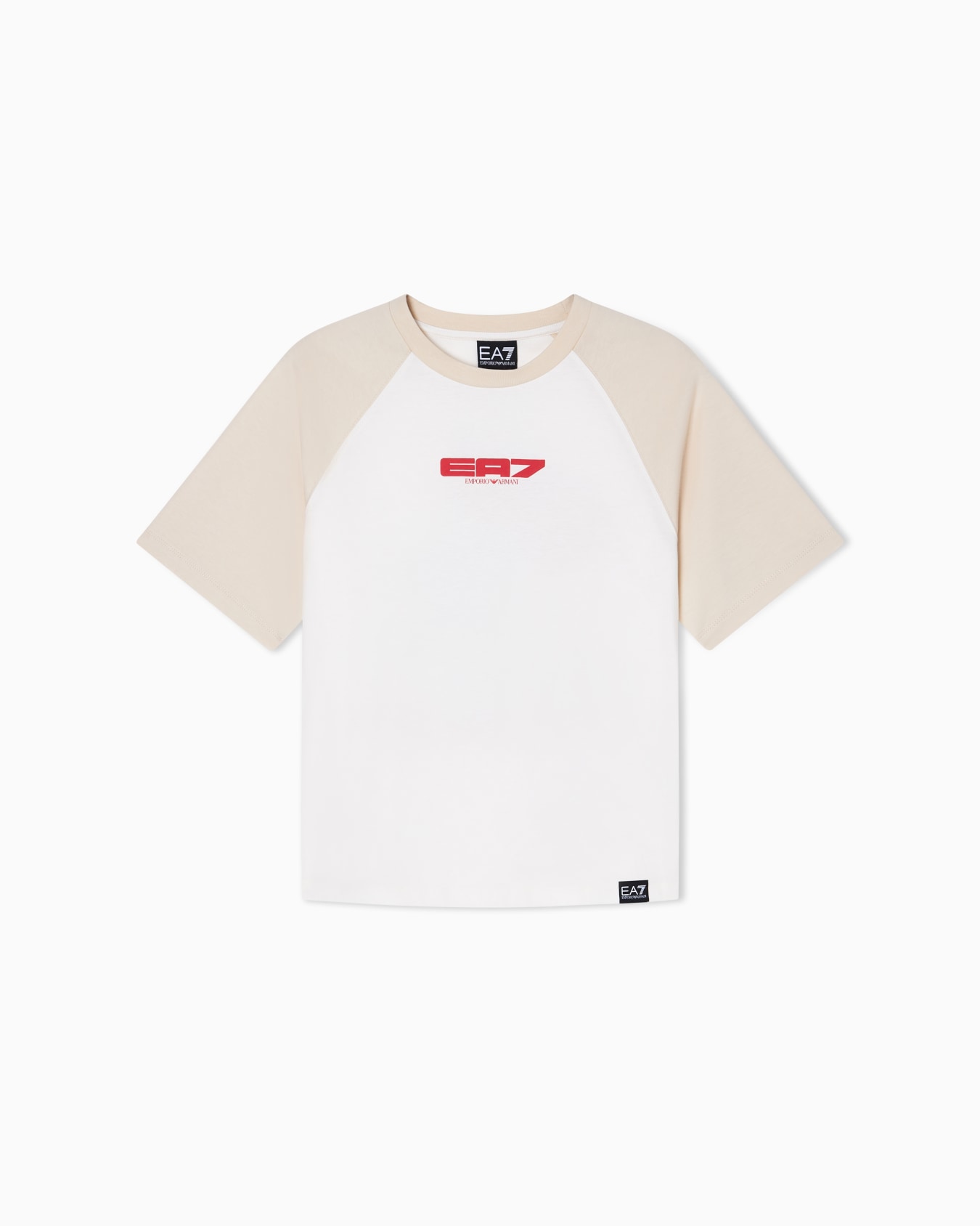 Cotton jersey T-shirt with logo スライドする 0