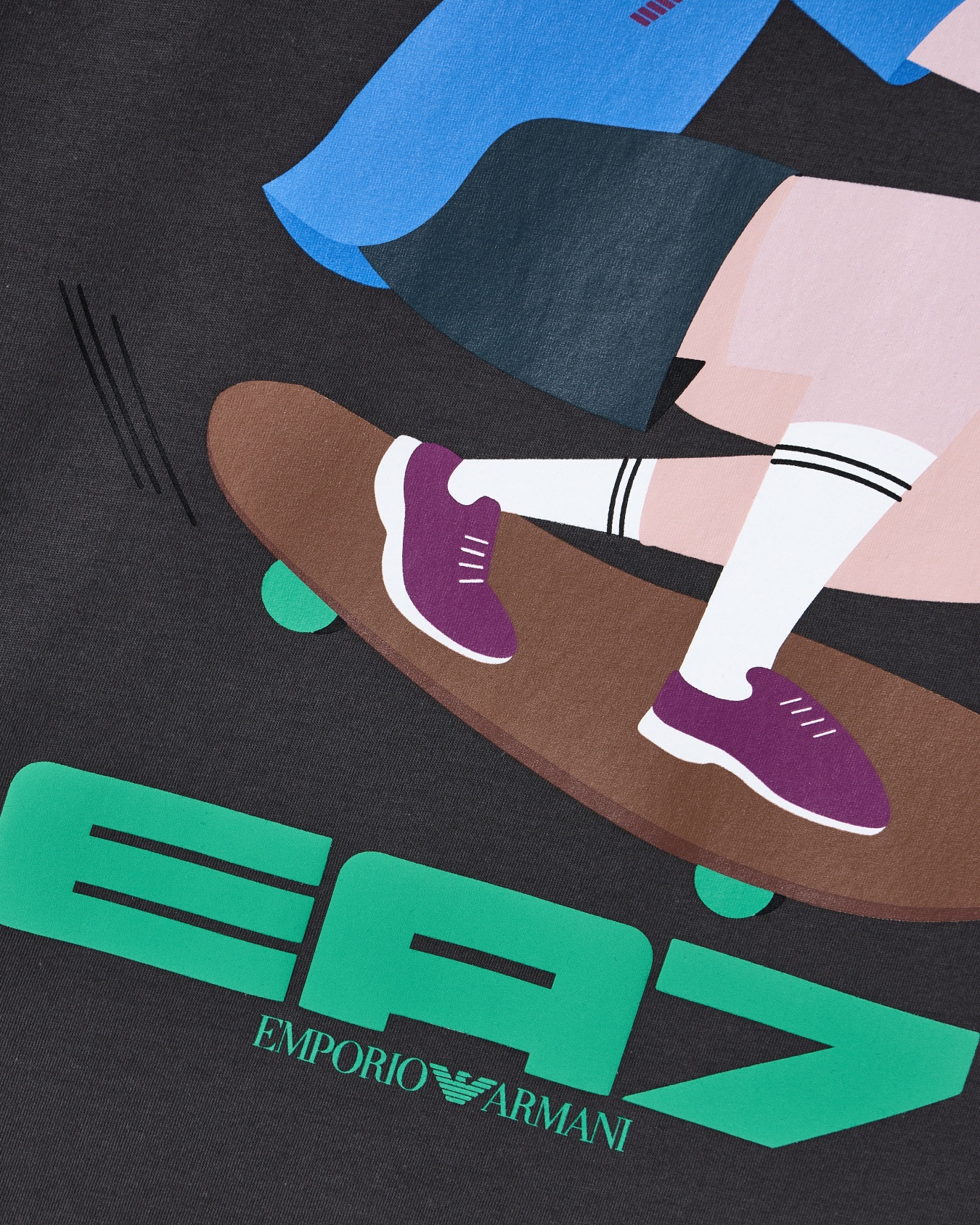 Cotton jersey T-shirt with logo スライドする 1