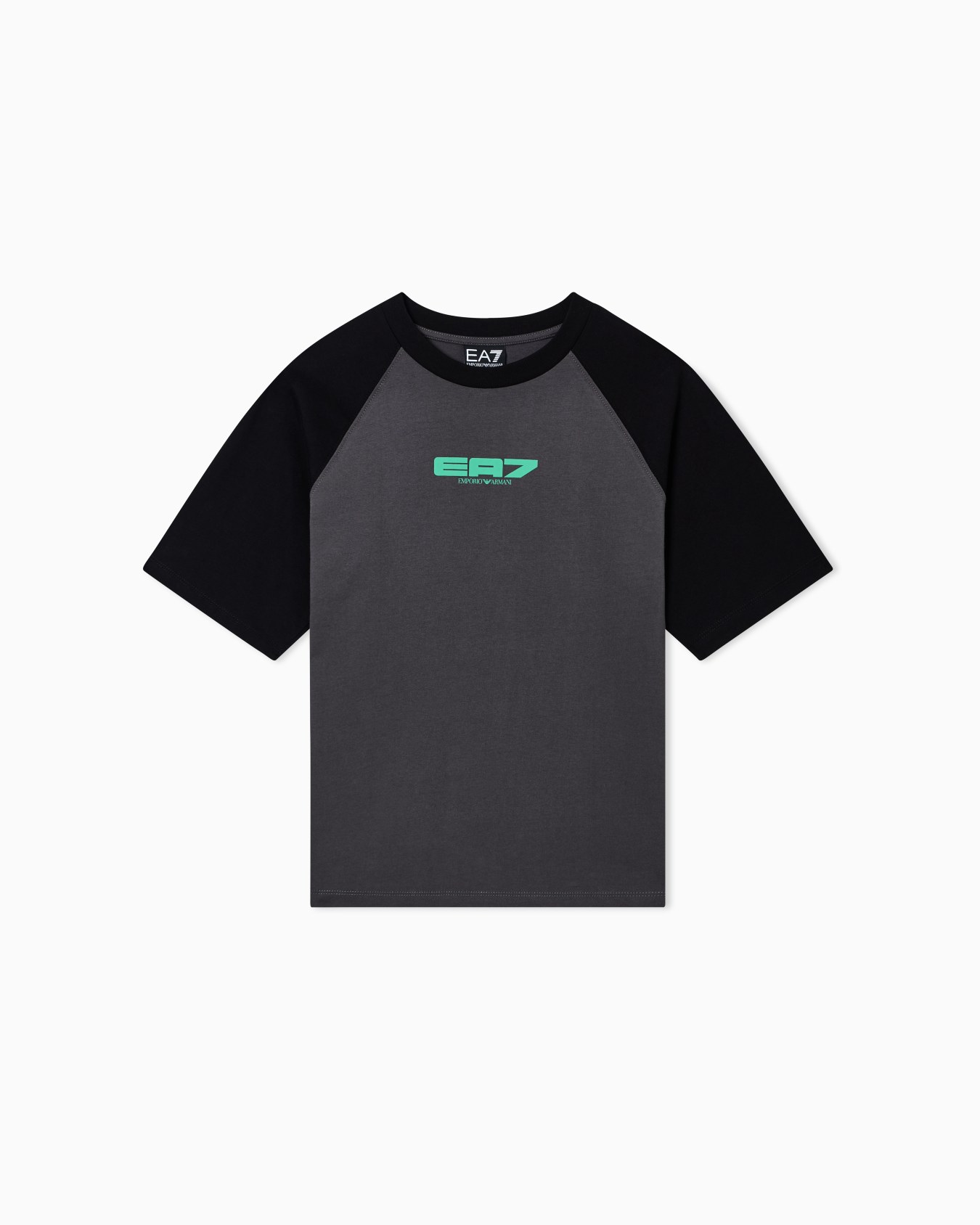 Cotton jersey T-shirt with logo スライドする 0
