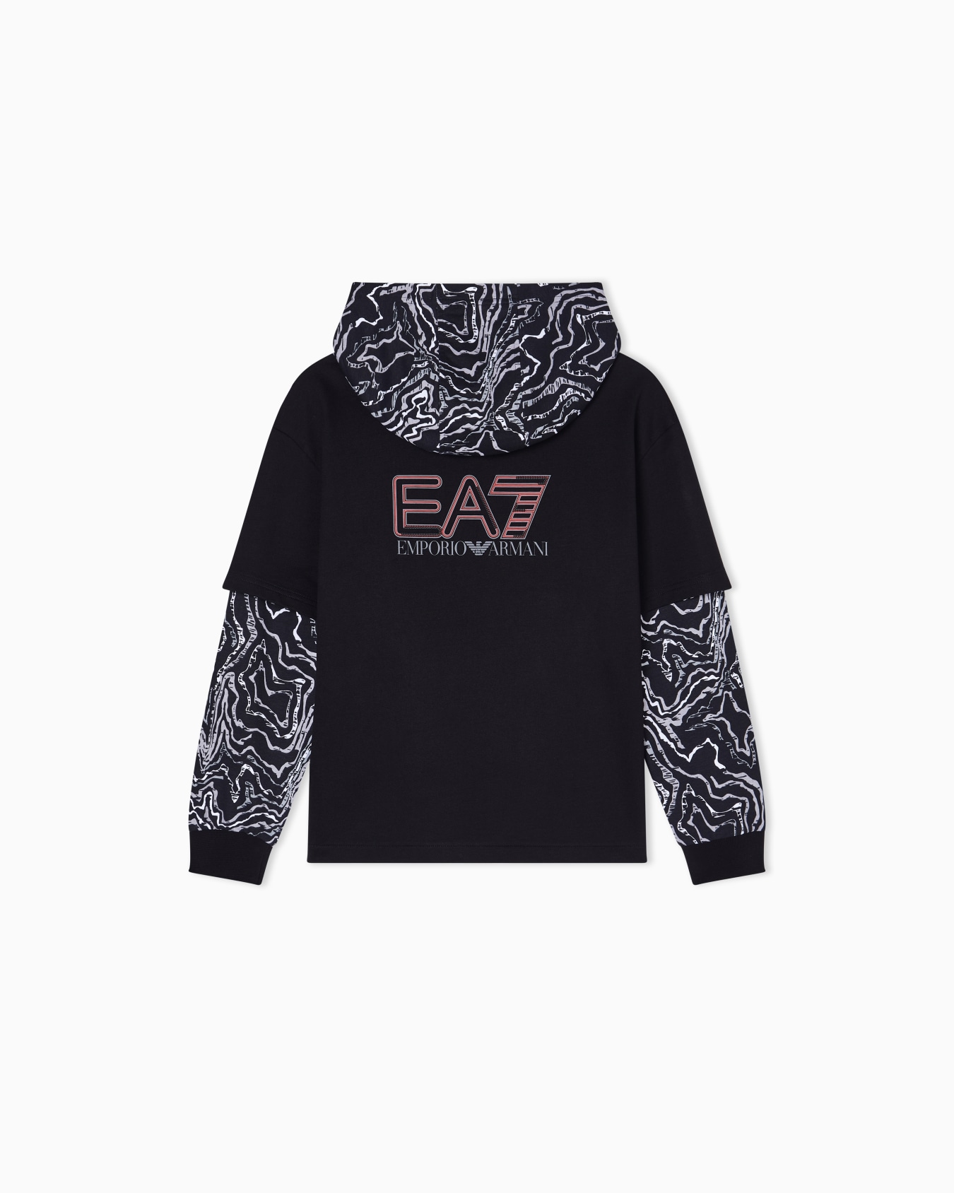 Visibility ボーイズ フード付きスウェットシャツ ピュアコットン スライドする 2