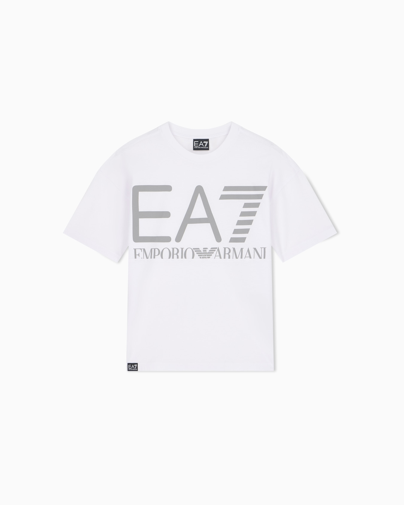 Oversized T-shirt Logo Series Boy in cotton jersey Slide 0
