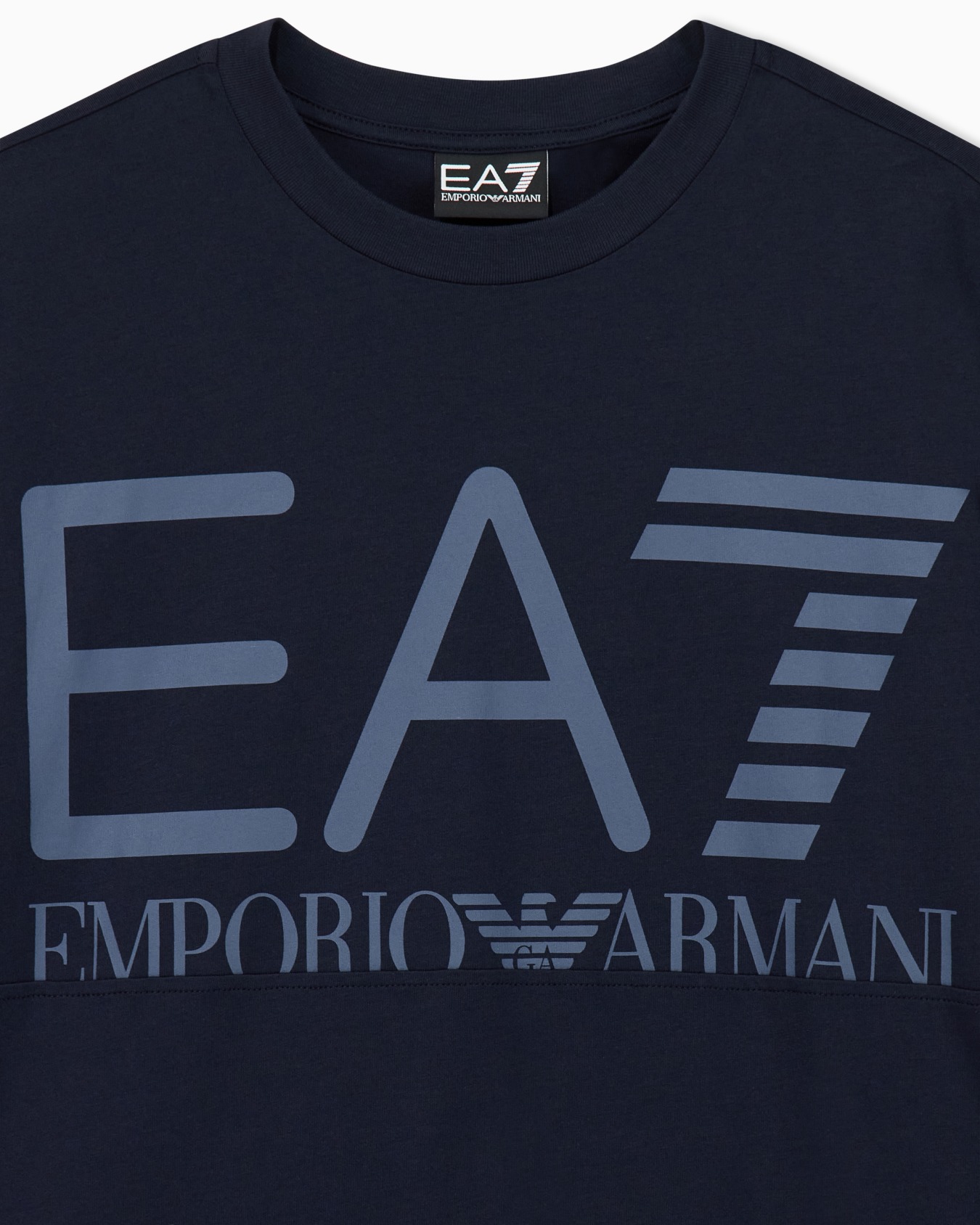 T-shirt Logo Series Boy ample en jersey de coton avec logo Diapositive 1