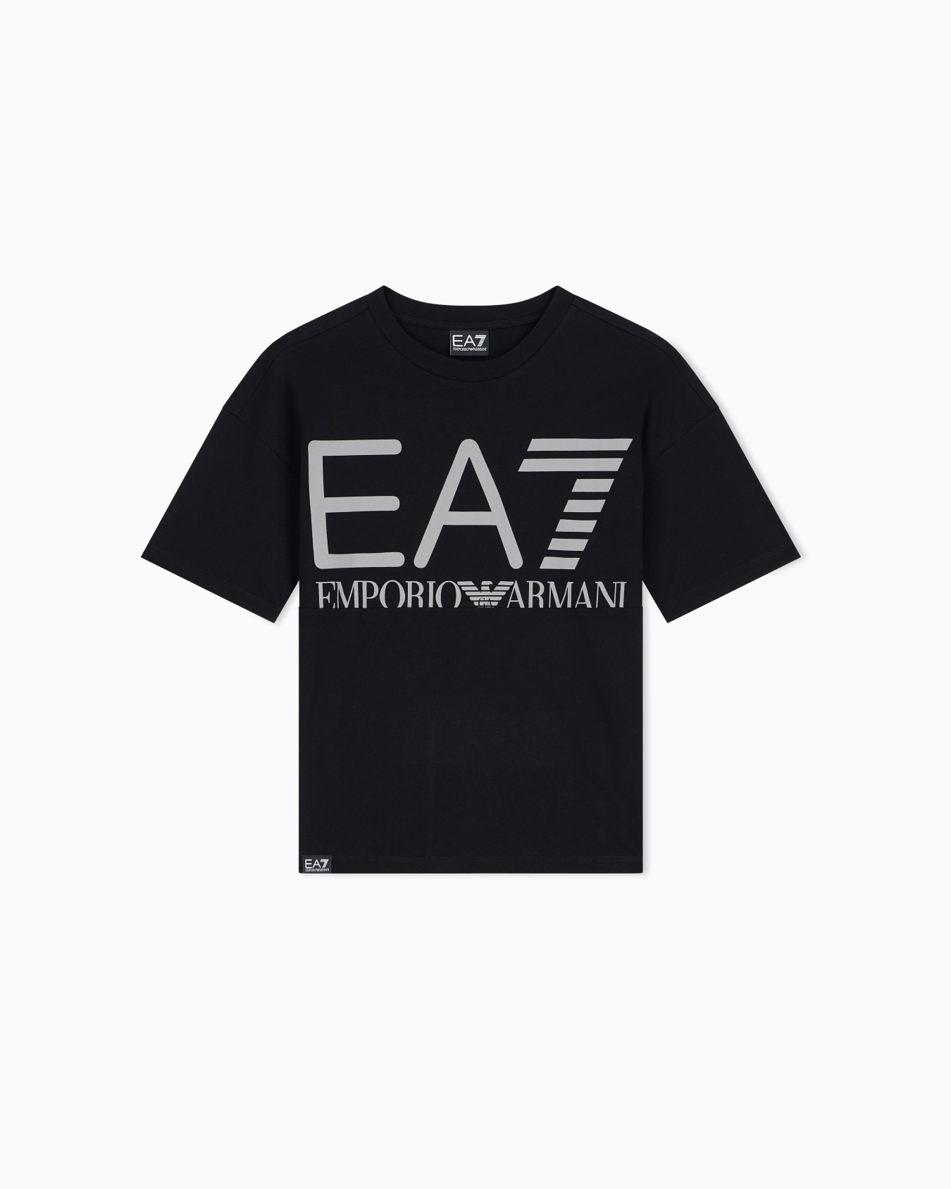 Oversized T-shirt Logo Series Boy in cotton jersey Slide 0