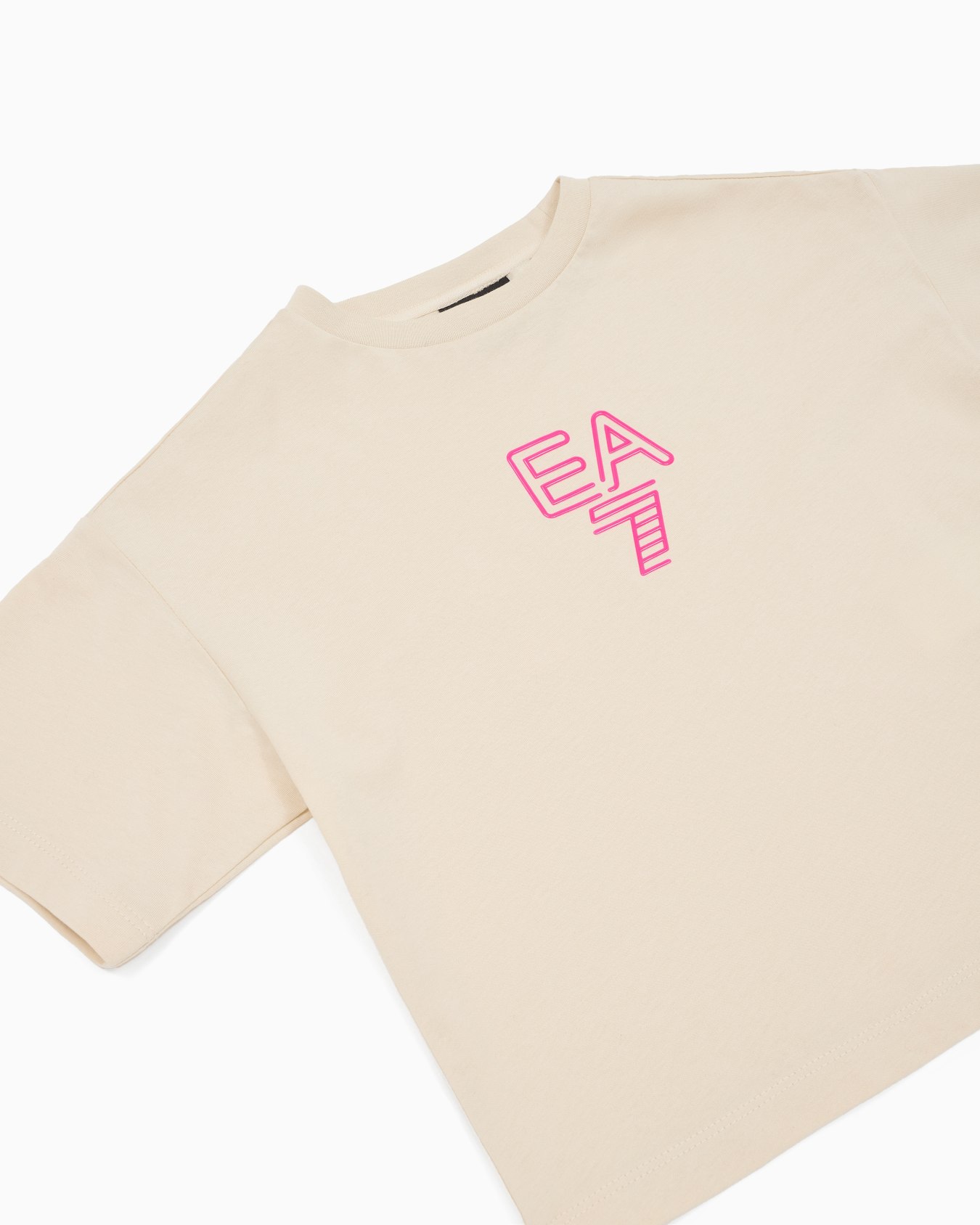 T-shirt ras-du-cou Visibility Girl en coton Diapositive 1