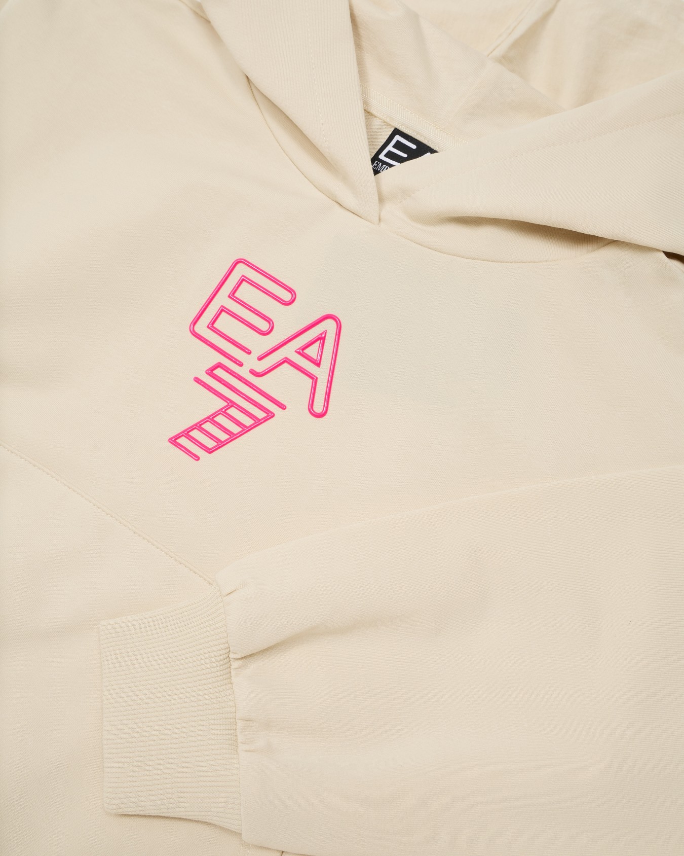 Visibility Girl stretch-cotton hooded sweatshirt Slide 1