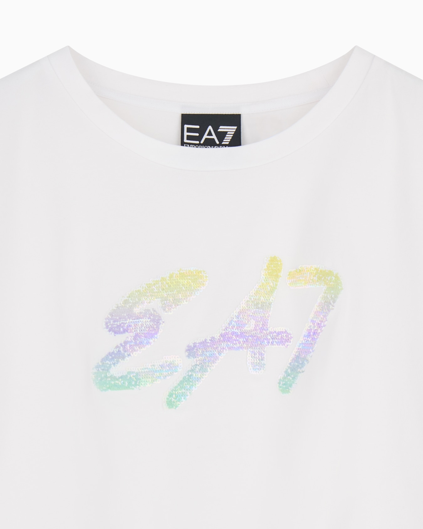 <オンライン限定>Logo Series ガールズ クルーネックTシャツ ストレッチコットン スライドする 1