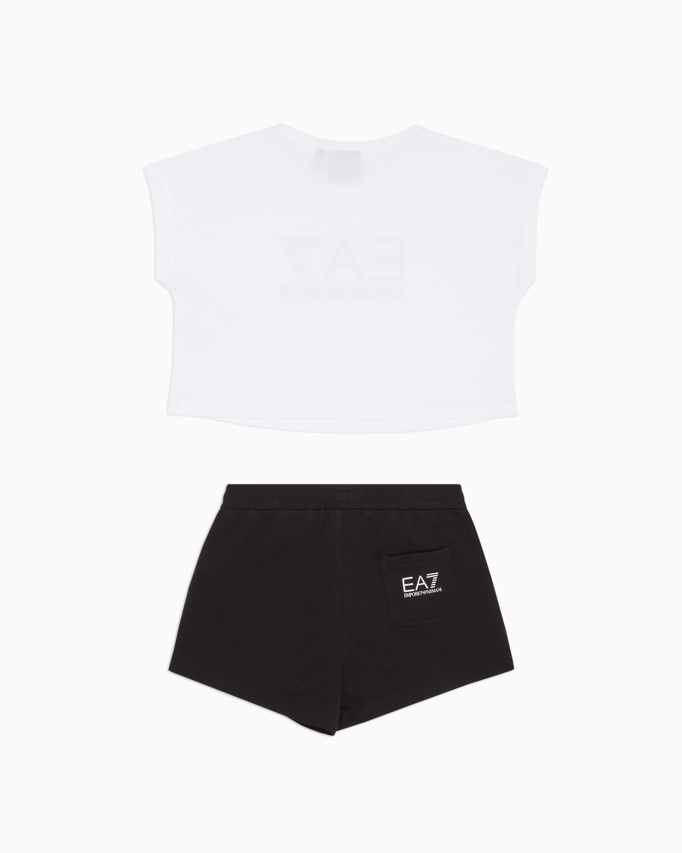 <オンライン限定>Logo Series ガールズ Tシャツ＆ショートパンツセット コットン スライドする 2