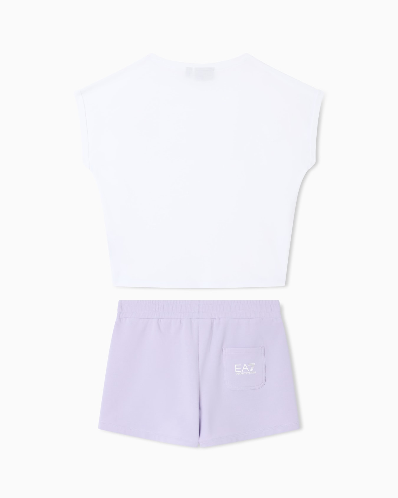 <オンライン限定>Logo Series ガールズ Tシャツ＆ショートパンツセット コットン スライドする 2