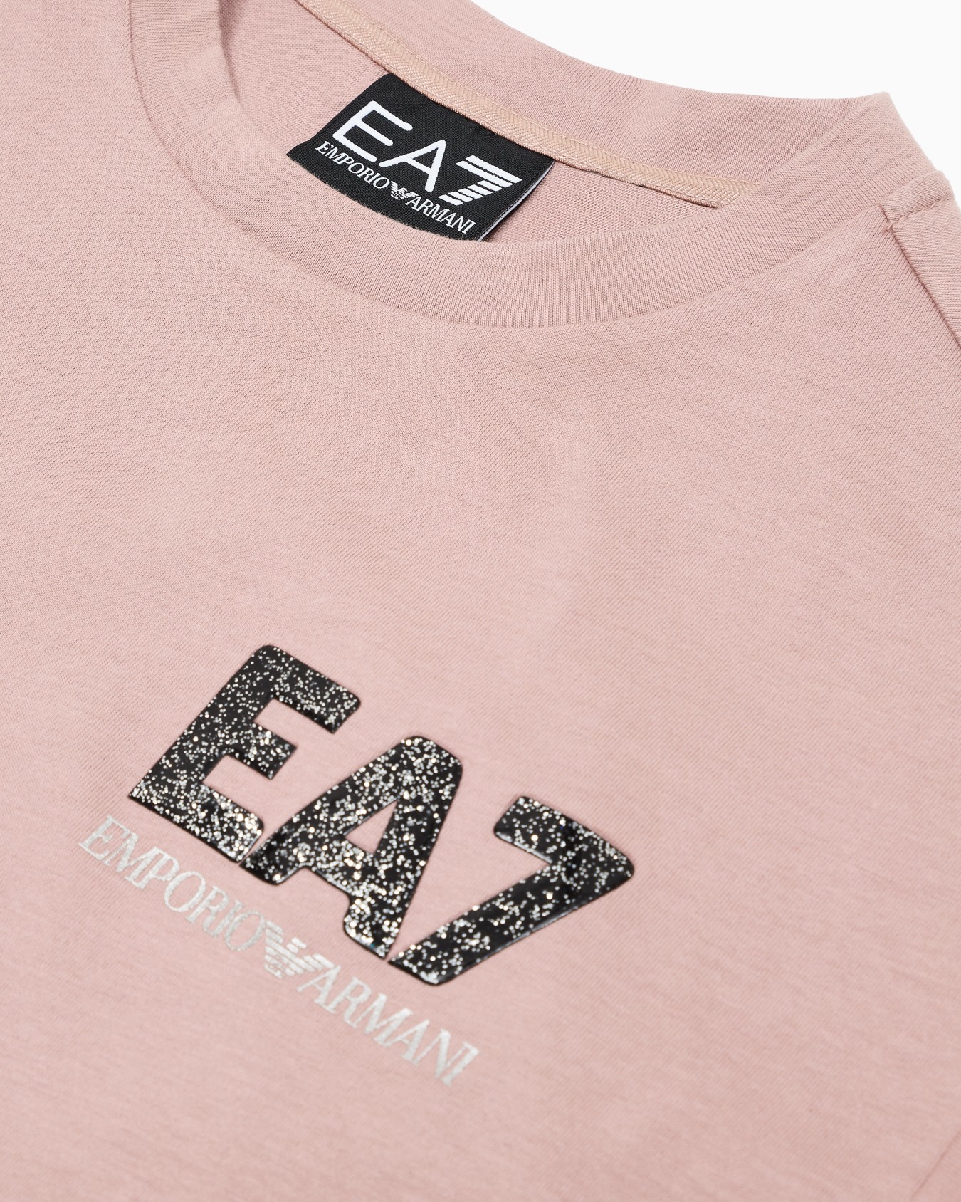 Iridescent Girl cotton jersey T-shirt Slide 1