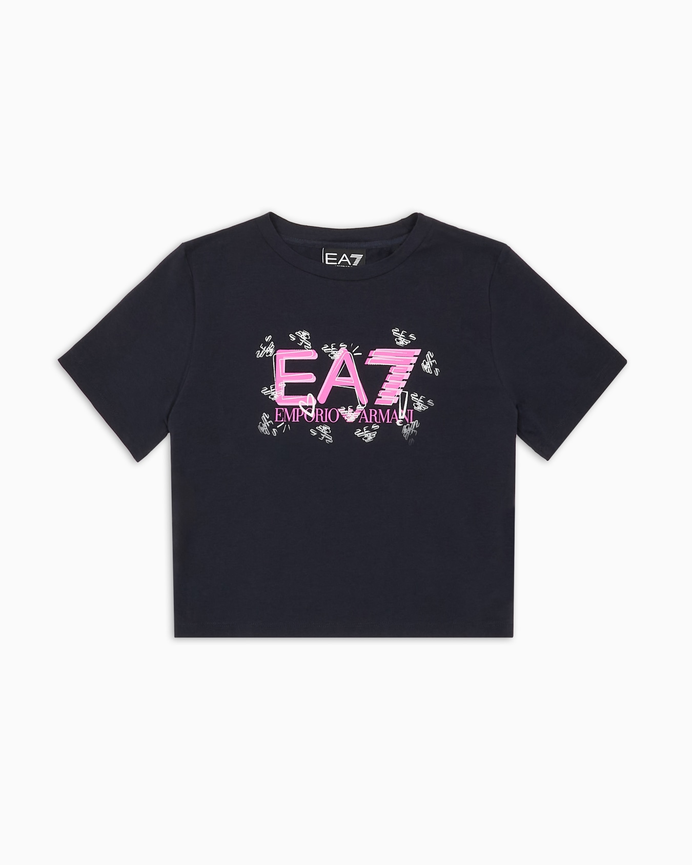 <オンライン限定>Logo Series ガールズ Tシャツ ストレッチコットン スライドする 0