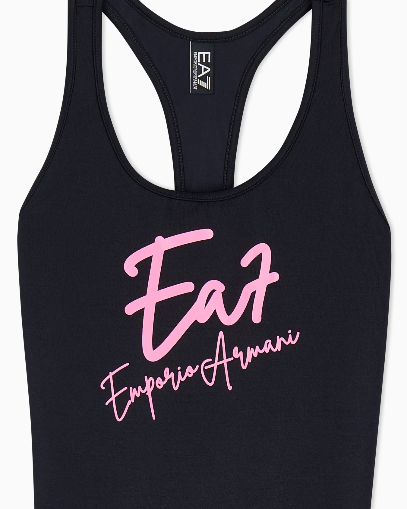 Girl one-piece swimsuit with oversized logo Slide 1