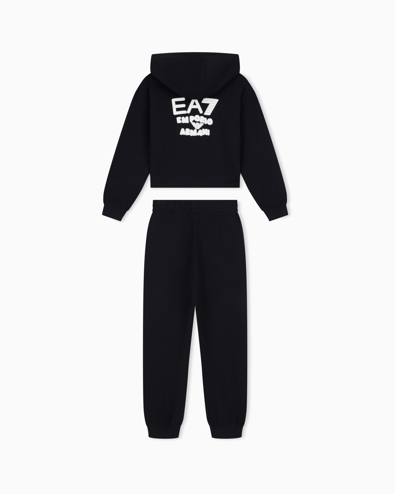 Regular fit tracksuit Logo Series Girl in cotton jersey Slide 2
