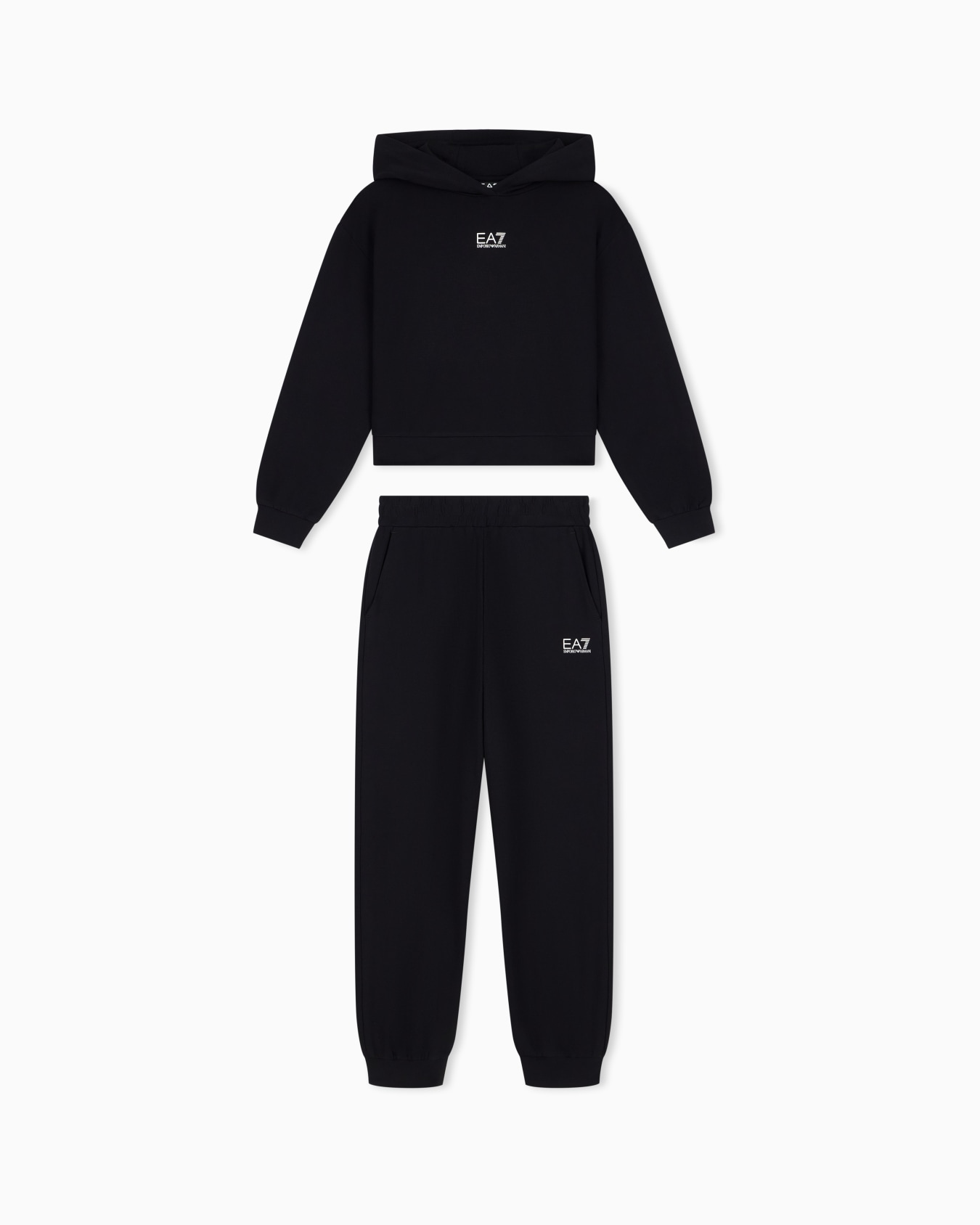 Regular fit tracksuit Logo Series Girl in cotton jersey Slide 0