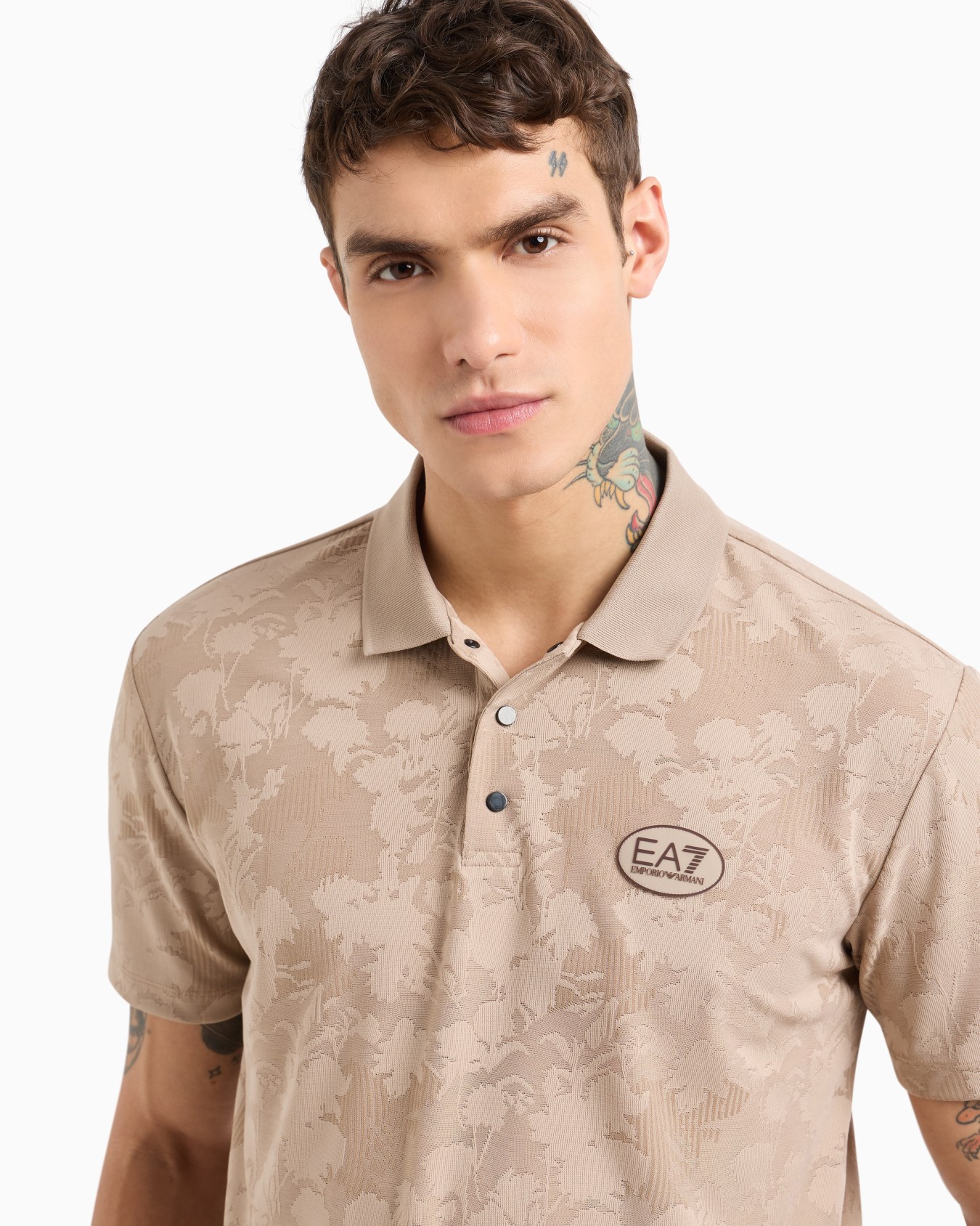 Golf Pro jacquard jersey polo shirt Slide 4