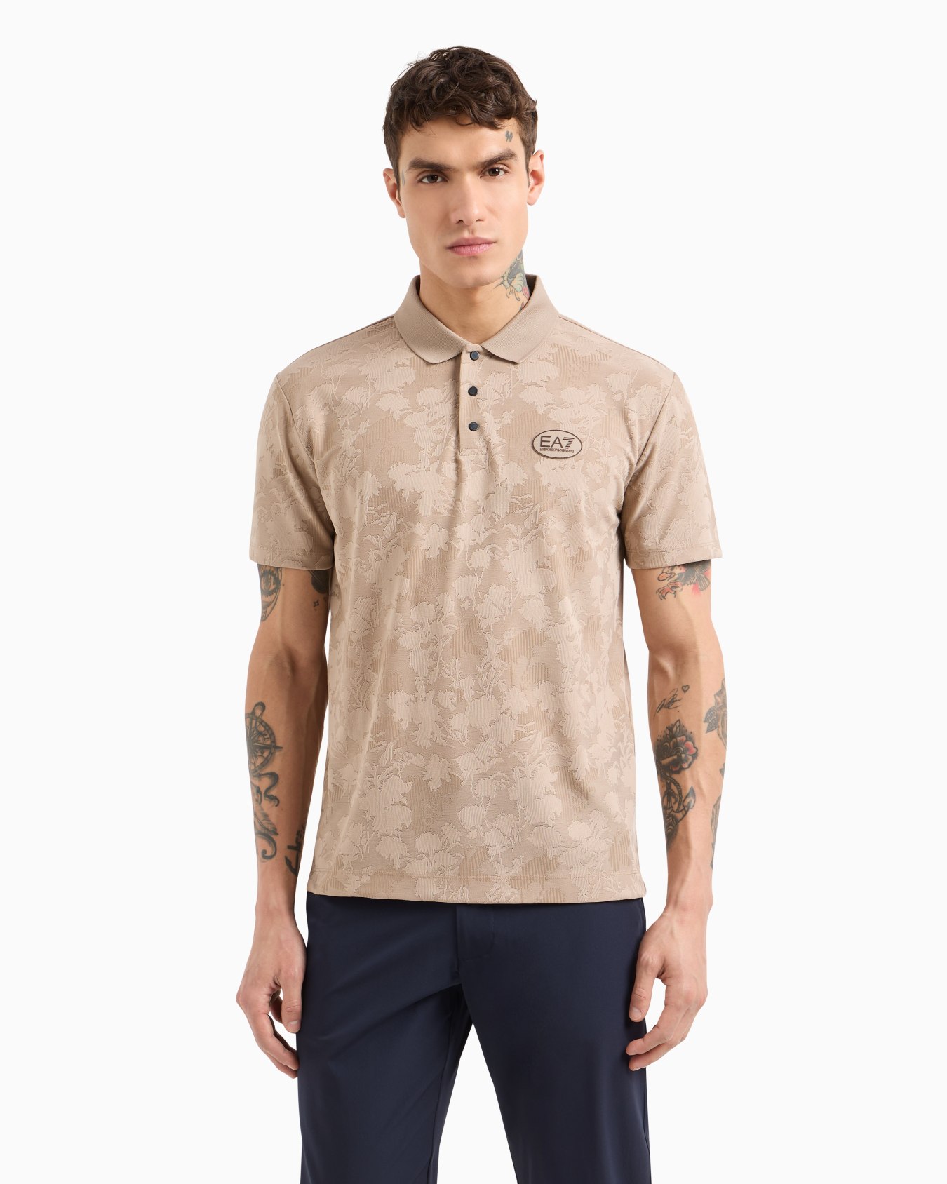 Golf Pro jacquard jersey polo shirt Slide 3