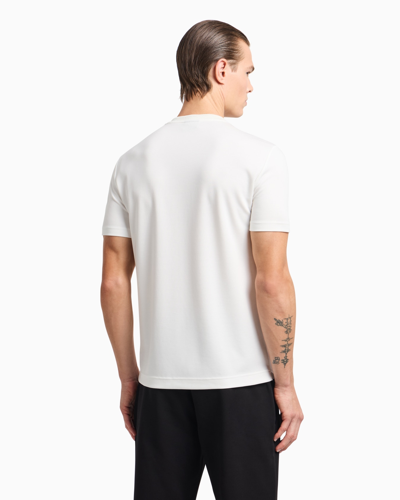 Lux Identity modal-blend piqué T-shirt Slide 2