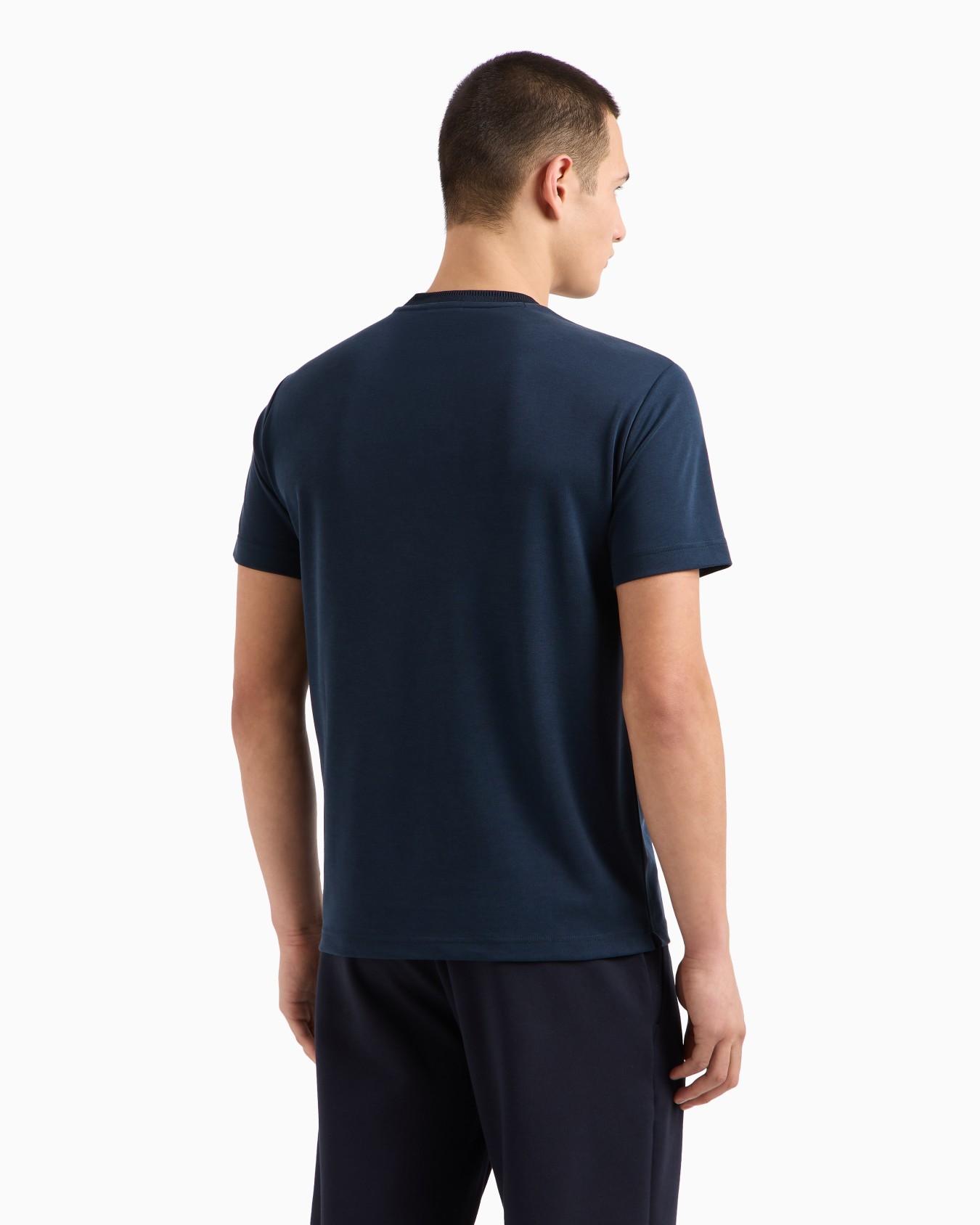 Lux Identity modal-blend piqué T-shirt Slide 2